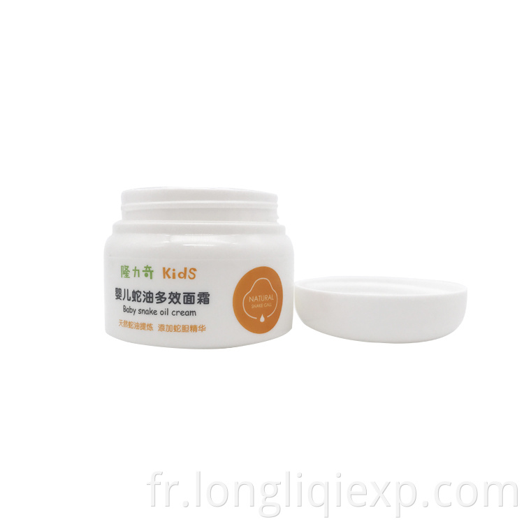 50g de crème à l'huile de serpent crème hydratante pour le visage blanchissante pour la peau pour bébé